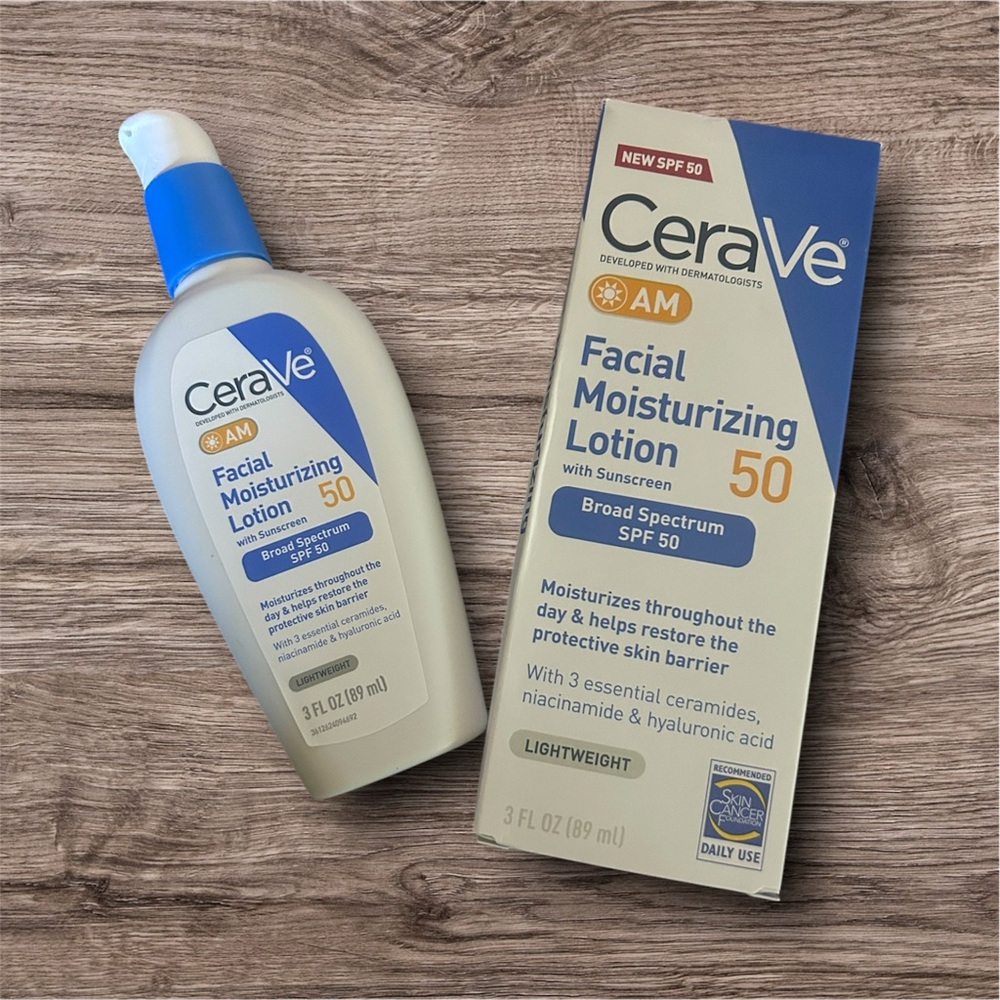 CERAVE AM Facial Moisterizing Lotion with SPF 50
